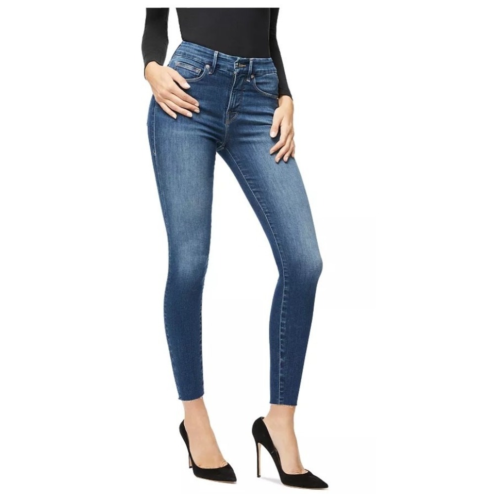 Good American Good‎ Waist Raw Edge Skinny Jeans Size 26 New with Tags